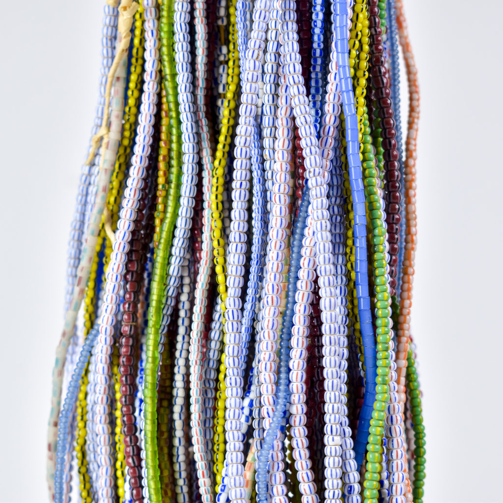 74 Mixed Tile and Seed Trade Bead Grab Bag