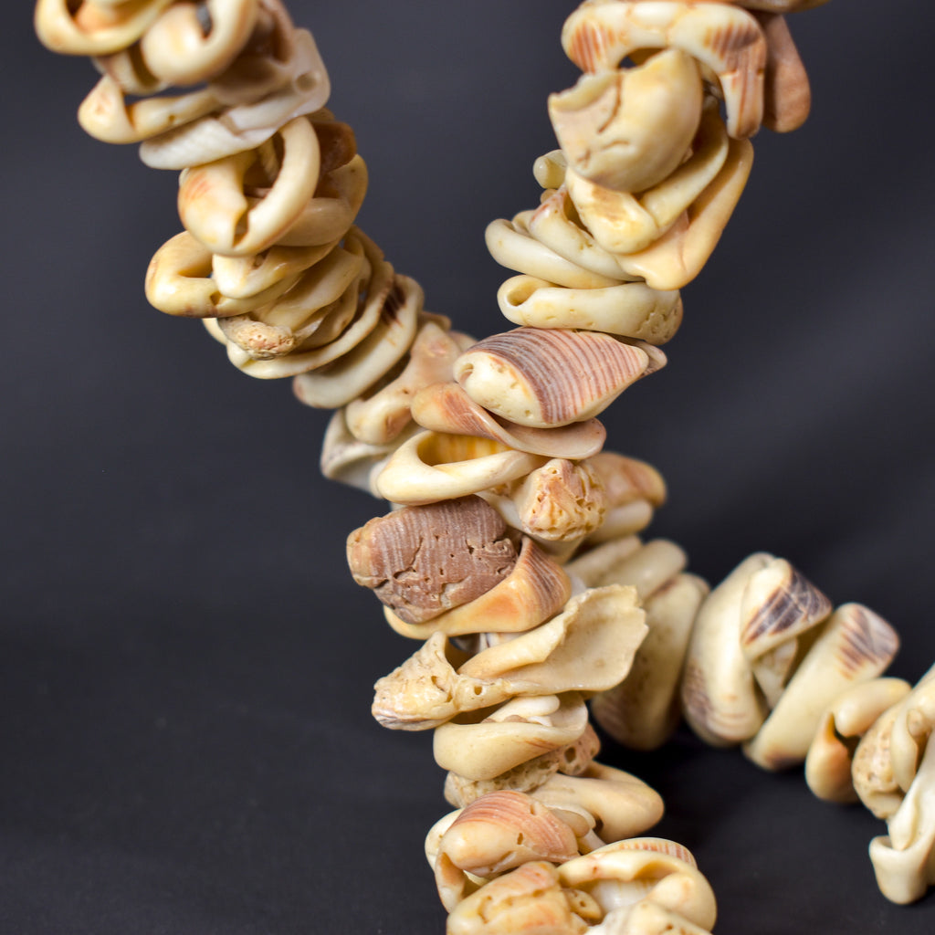 Old Mauritanian Shell Beads 30 Inch