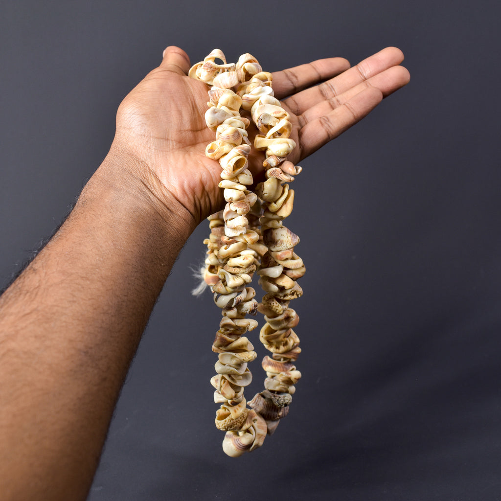 Old Mauritanian Shell Beads 30 Inch