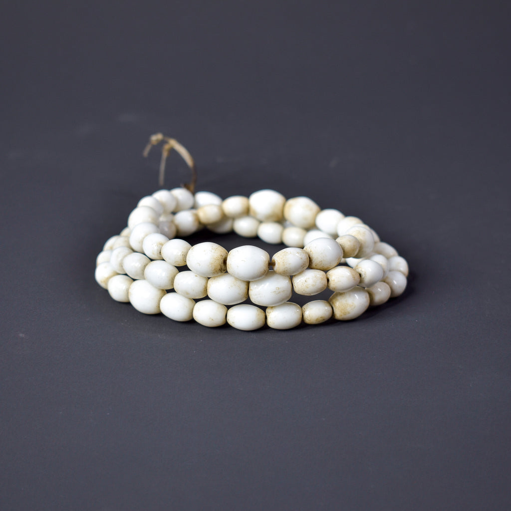 Bohemian White Trade Beads