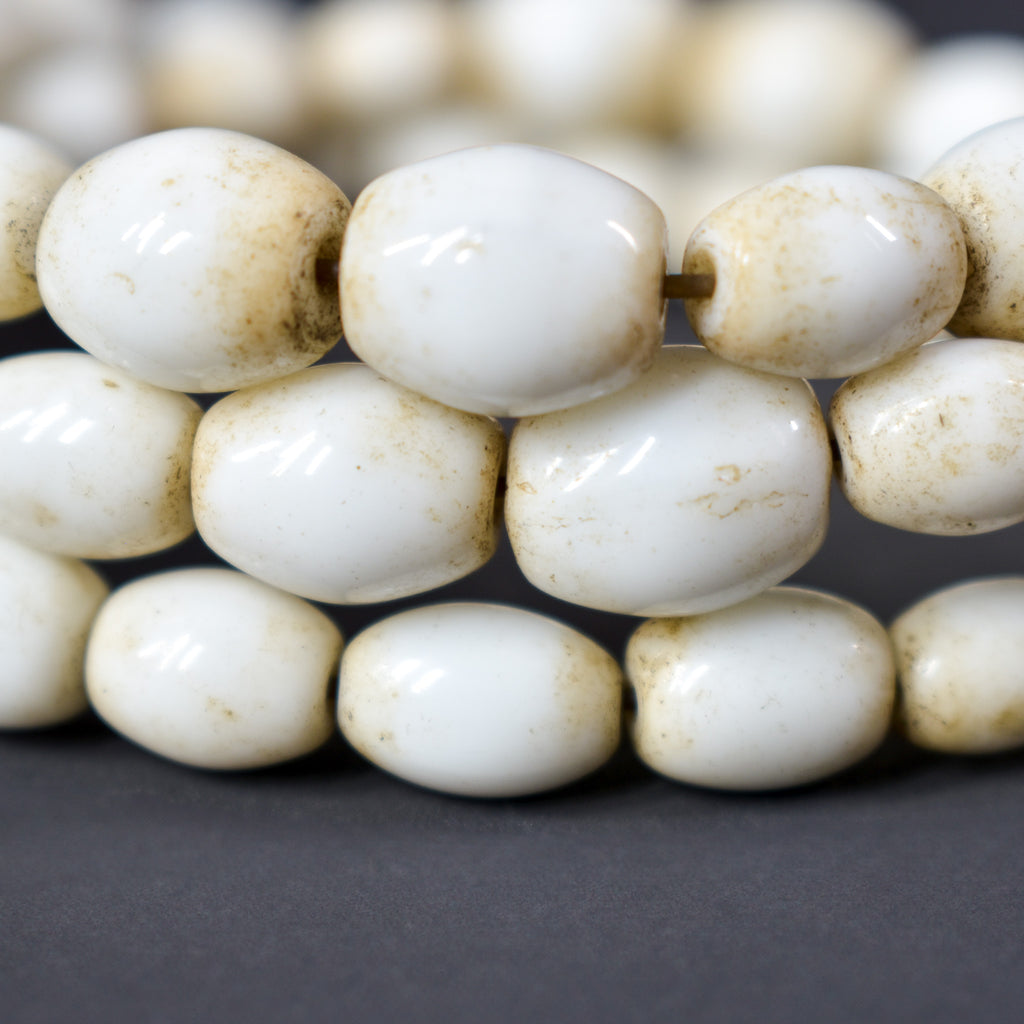 Bohemian White Trade Beads
