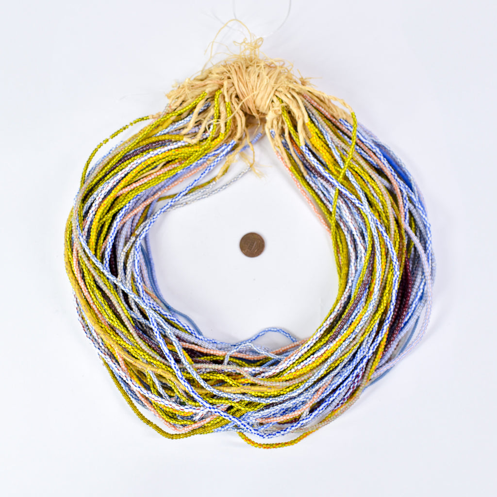 74 Mixed Tile and Seed Trade Bead Grab Bag