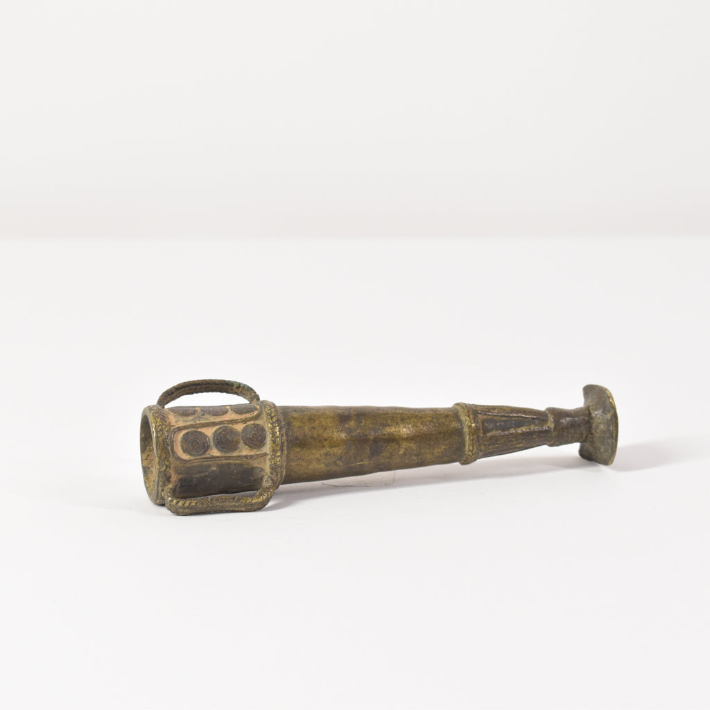 Tiv Brass Snuff Holder Nigeria