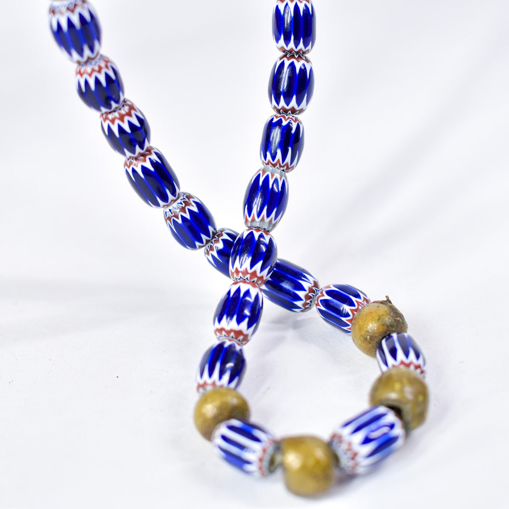 Tiny 6 Layer Chevron Venetian Trade Beads Henry Collection
