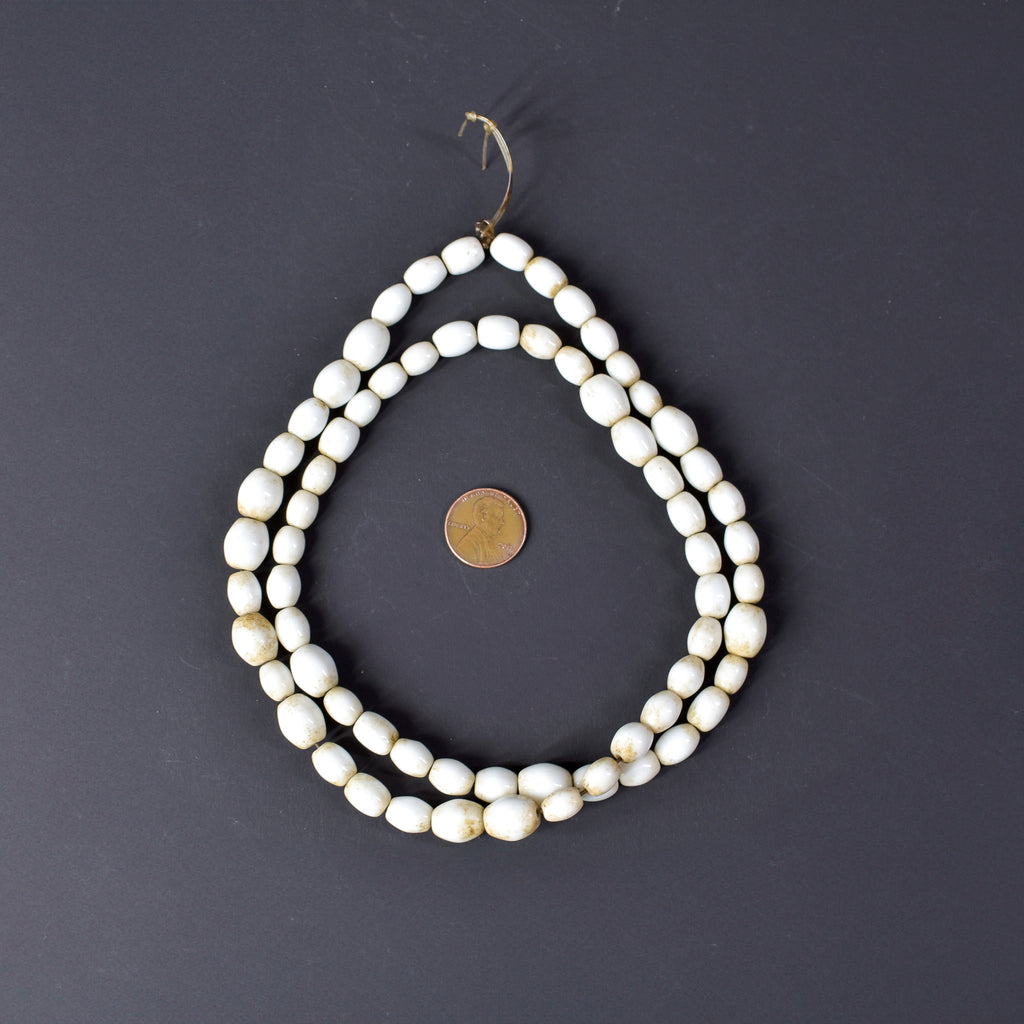 Bohemian White Trade Beads