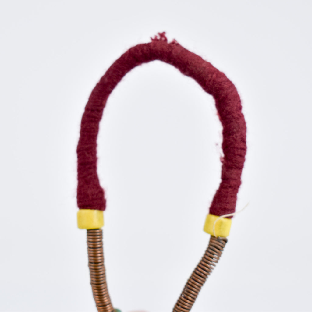 Fulani Beaded Necklace Nigeria 31 Inch