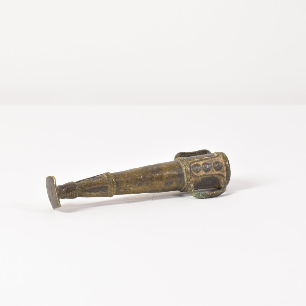 Tiv Brass Snuff Holder Nigeria