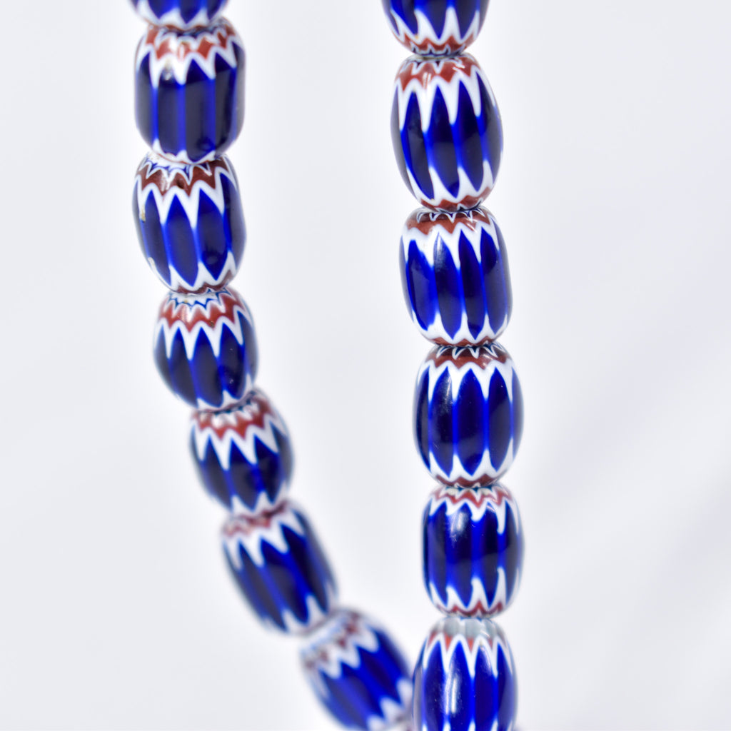 Tiny 6 Layer Chevron Venetian Trade Beads Henry Collection