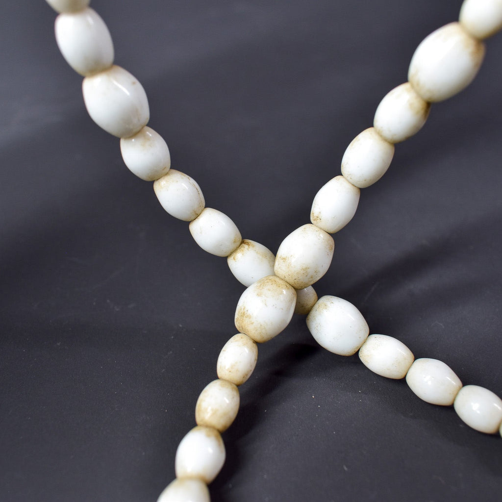 Bohemian White Trade Beads