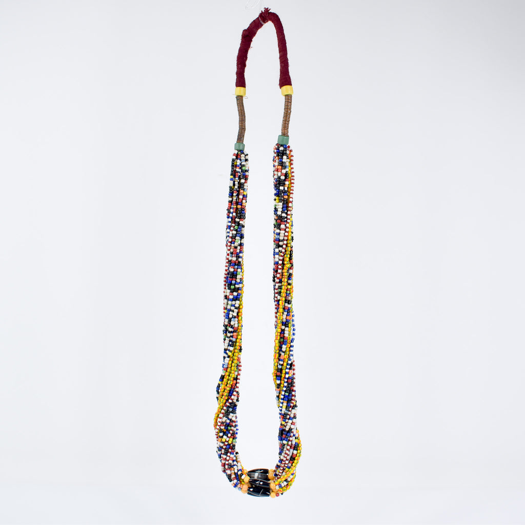 Fulani Beaded Necklace Nigeria 31 Inch