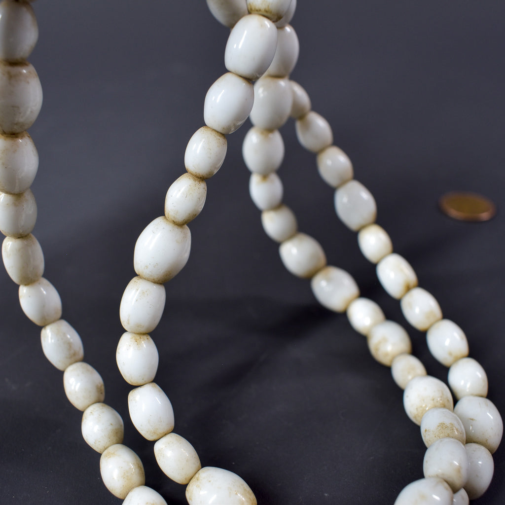 Bohemian White Trade Beads