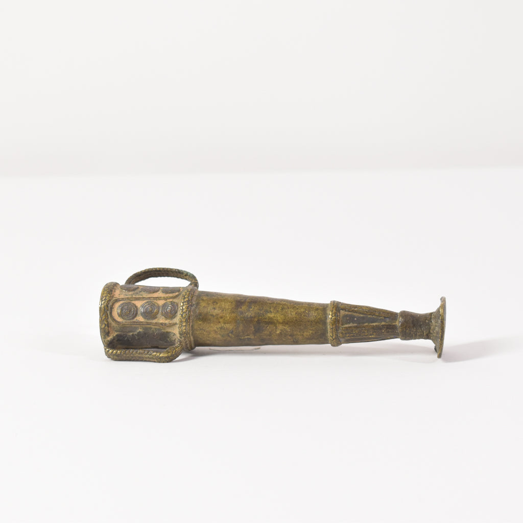 Tiv Brass Snuff Holder Nigeria