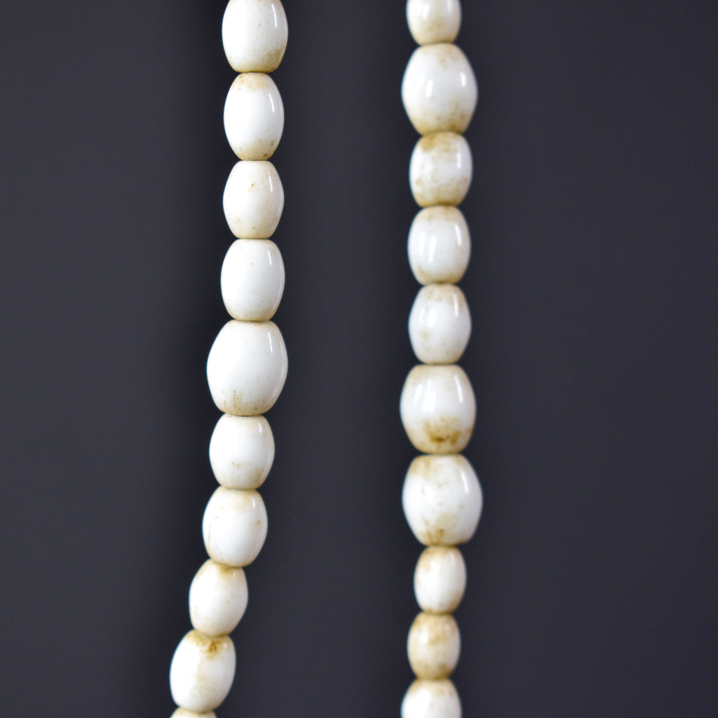 Bohemian White Trade Beads