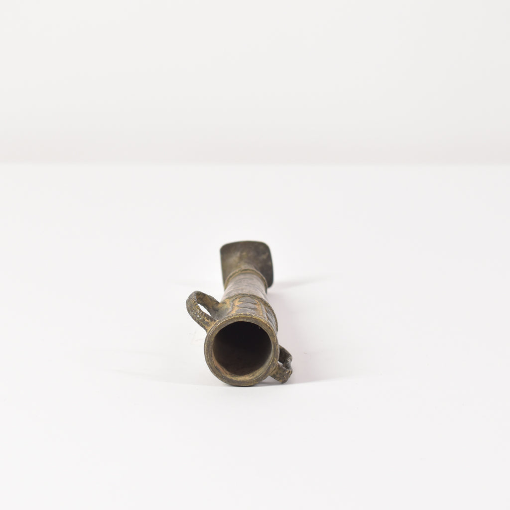 Tiv Brass Snuff Holder Nigeria