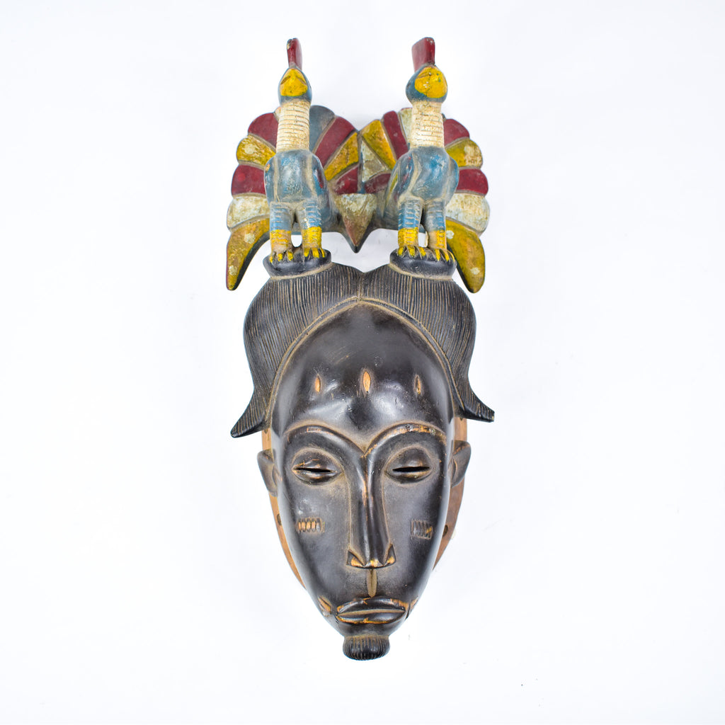 Guro Baule Portrait Mask Cote d'Ivoire
