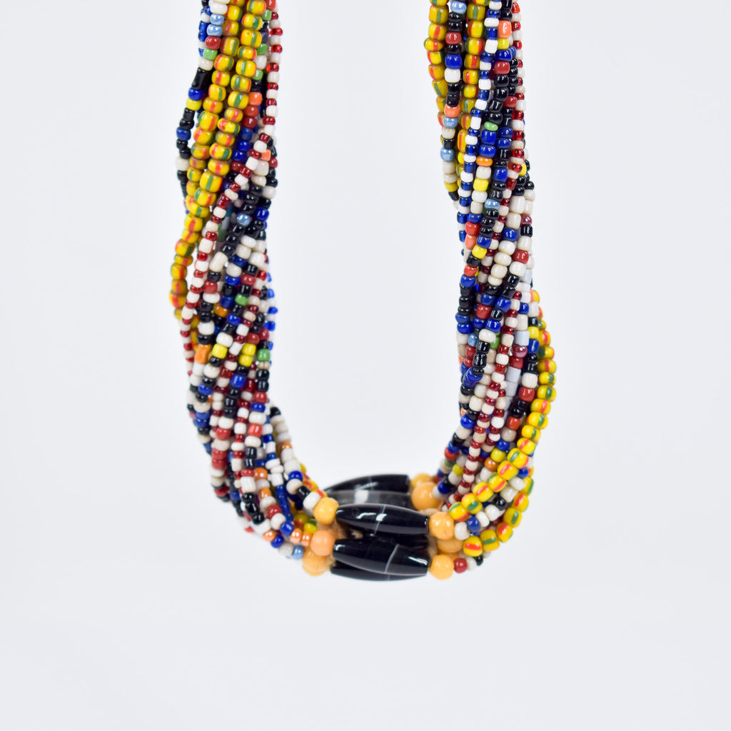 Fulani Beaded Necklace Nigeria 31 Inch