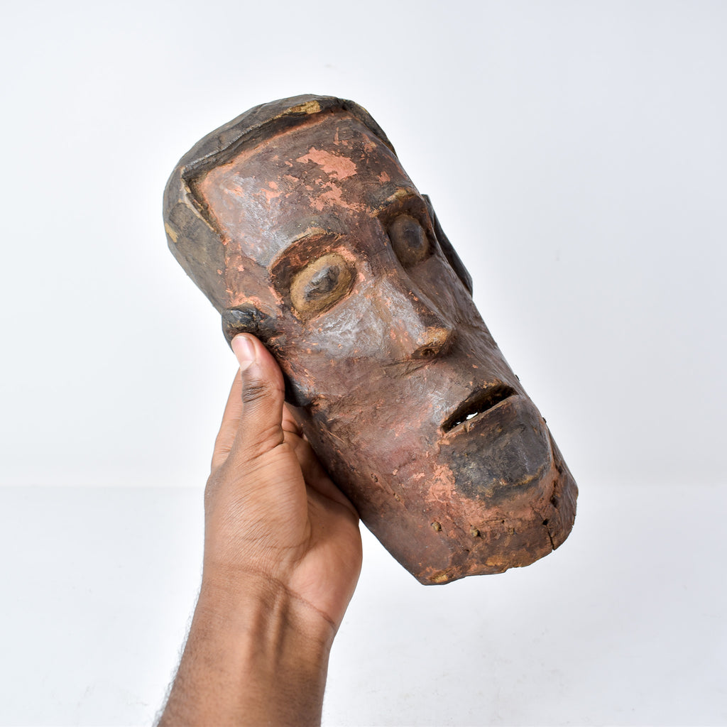 Suku Wood House Mask Congo