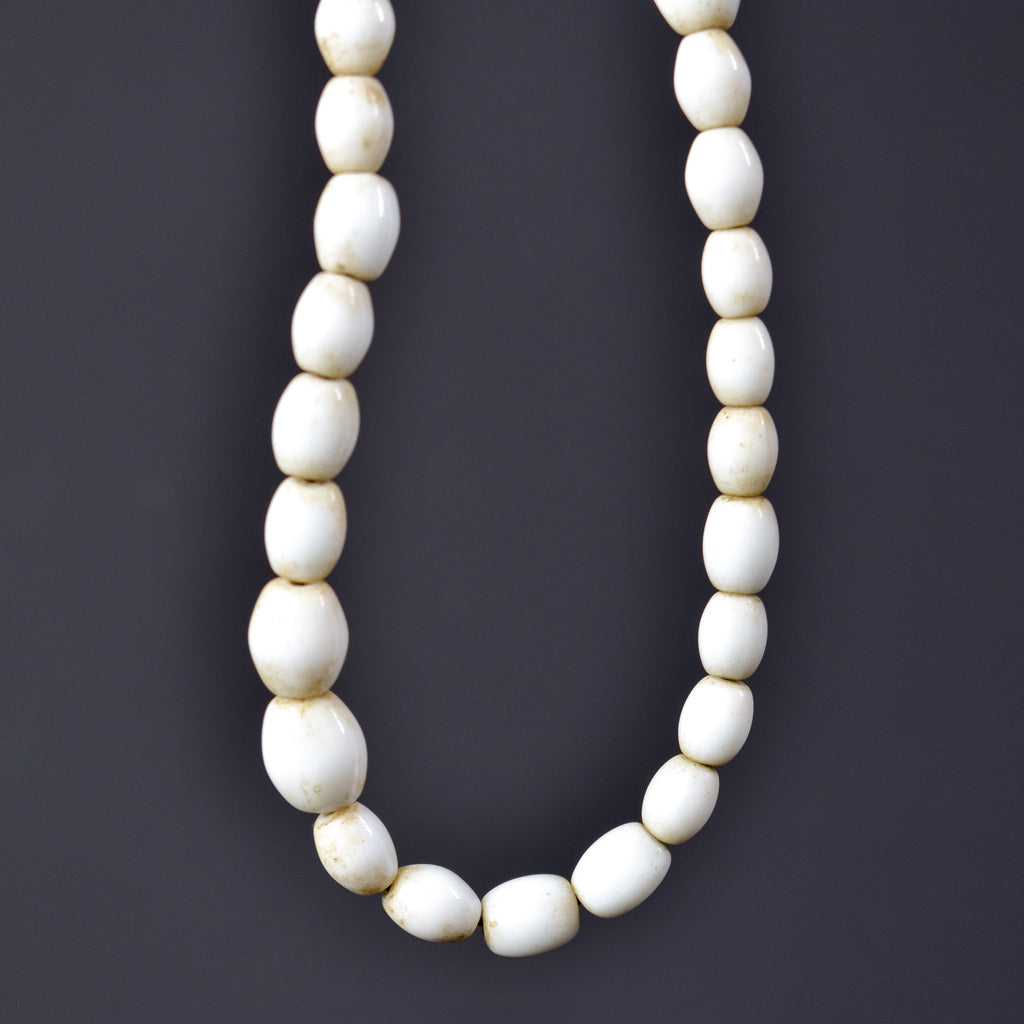Bohemian White Trade Beads