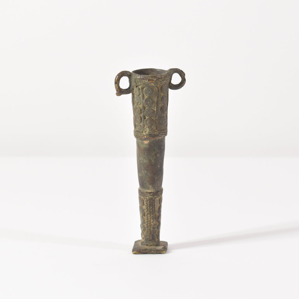 Tiv Brass Snuff Holder Nigeria