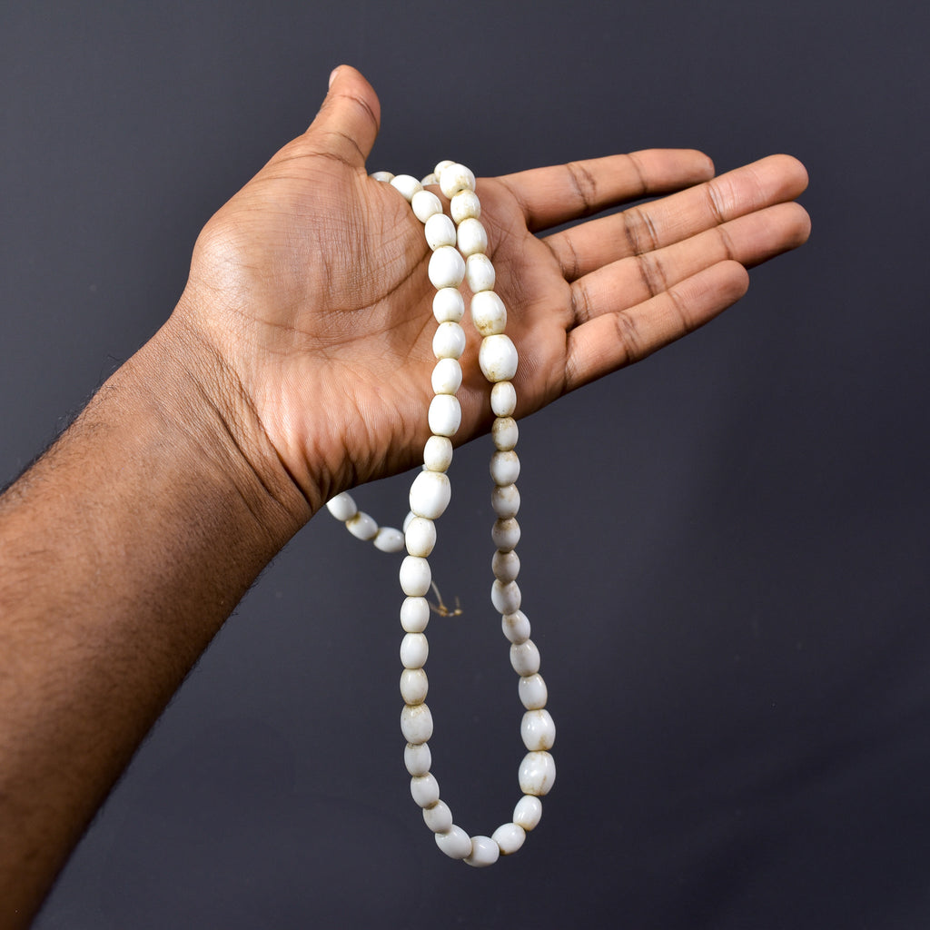 Bohemian White Trade Beads