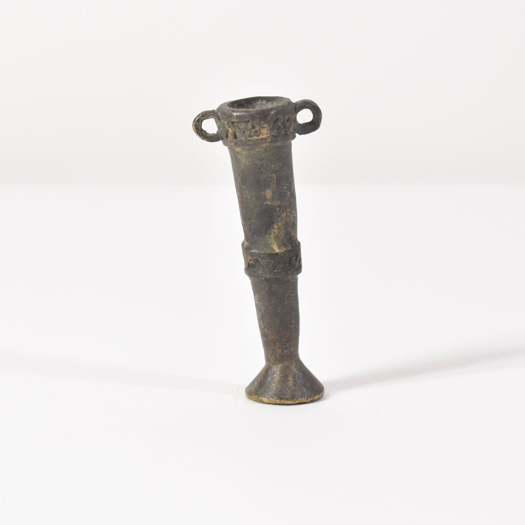 Tiv Brass Snuff Holder Nigeria