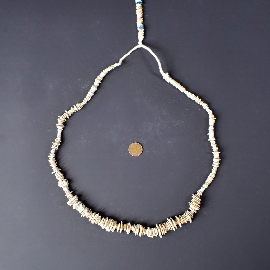Ostrich Egg Shell Heishi Trade Beads