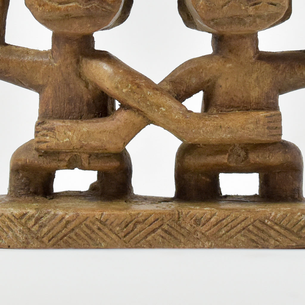 Luba Figural Miniature Headrest Congo