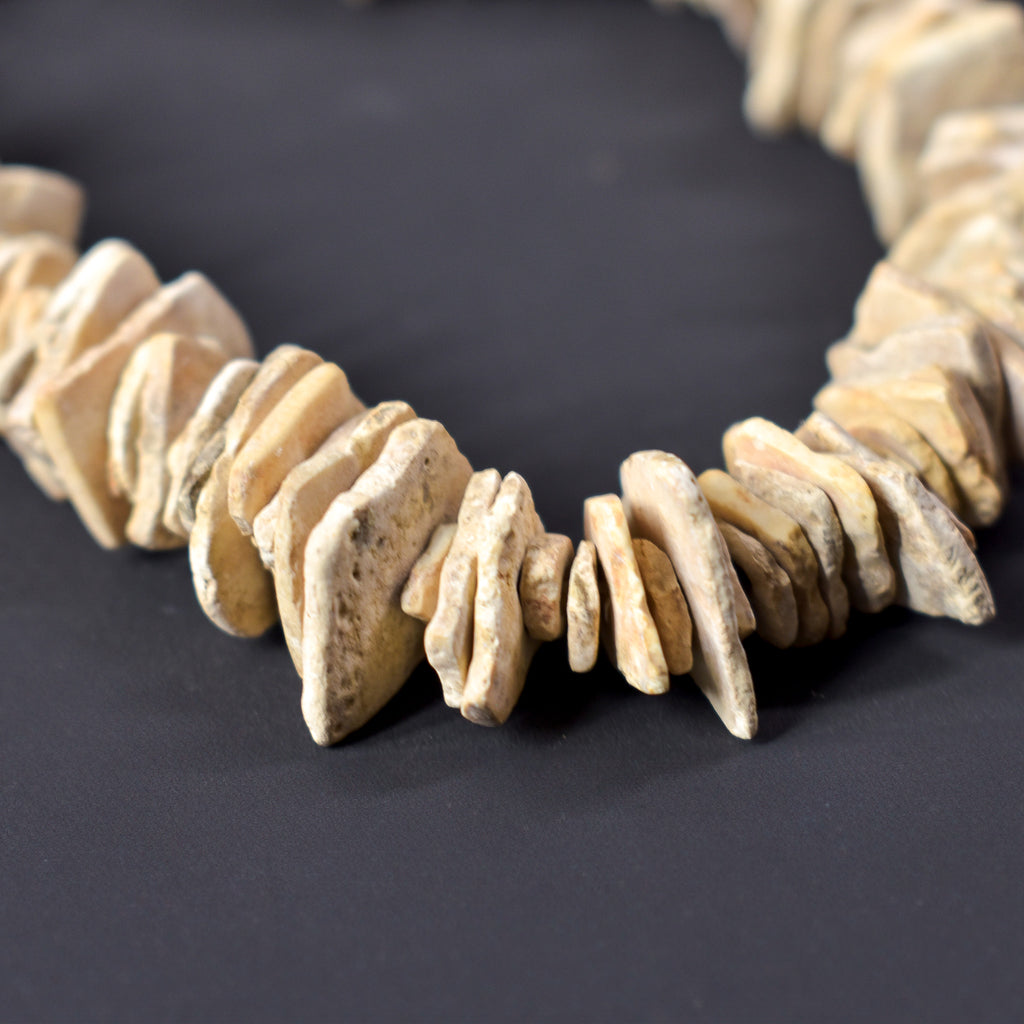 Ostrich Egg Shell Heishi Trade Beads