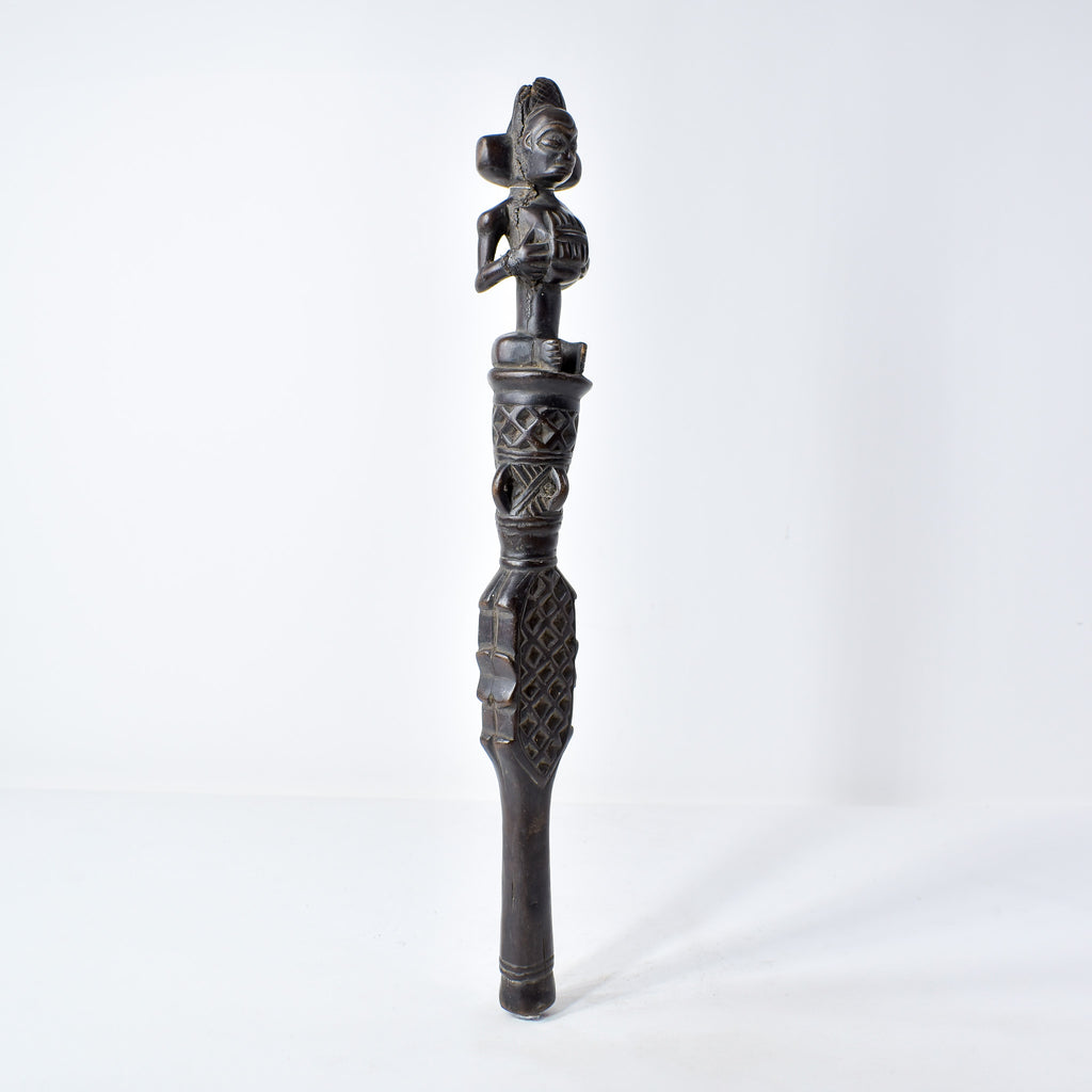 Chokwe Figural Scepter Congo
