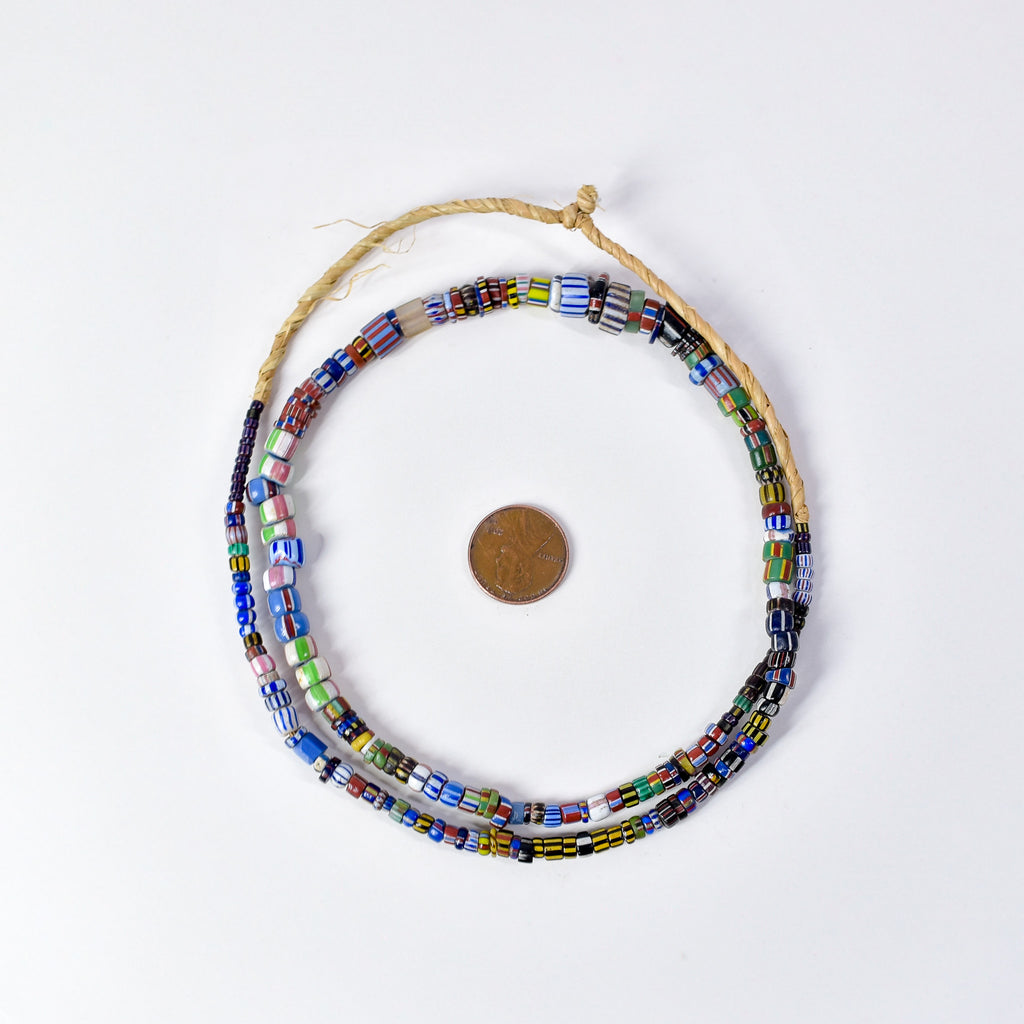 Rare Tiny Striped Venetian Trade Beads