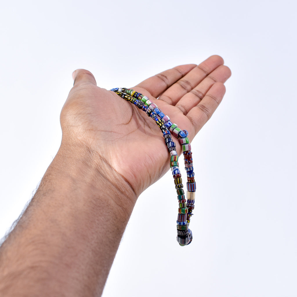 Rare Tiny Striped Venetian Trade Beads