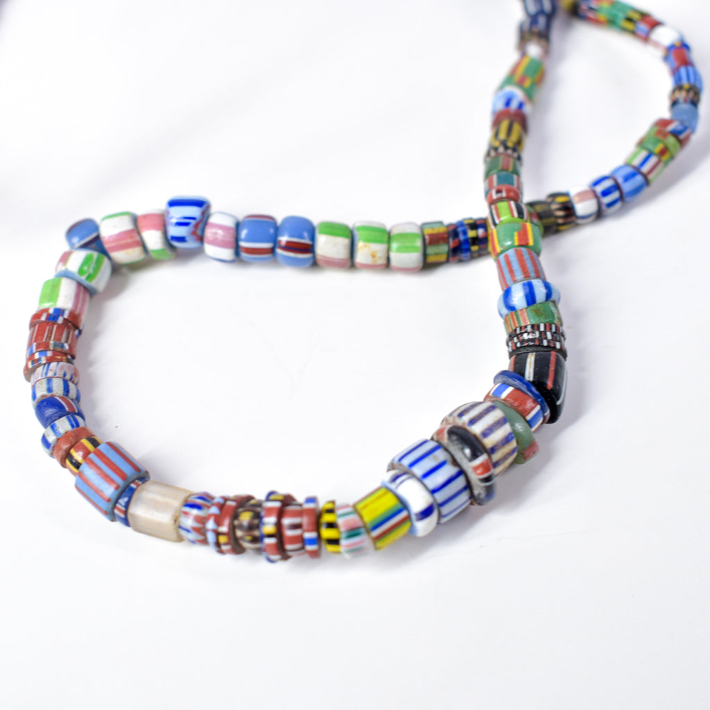 Rare Tiny Striped Venetian Trade Beads