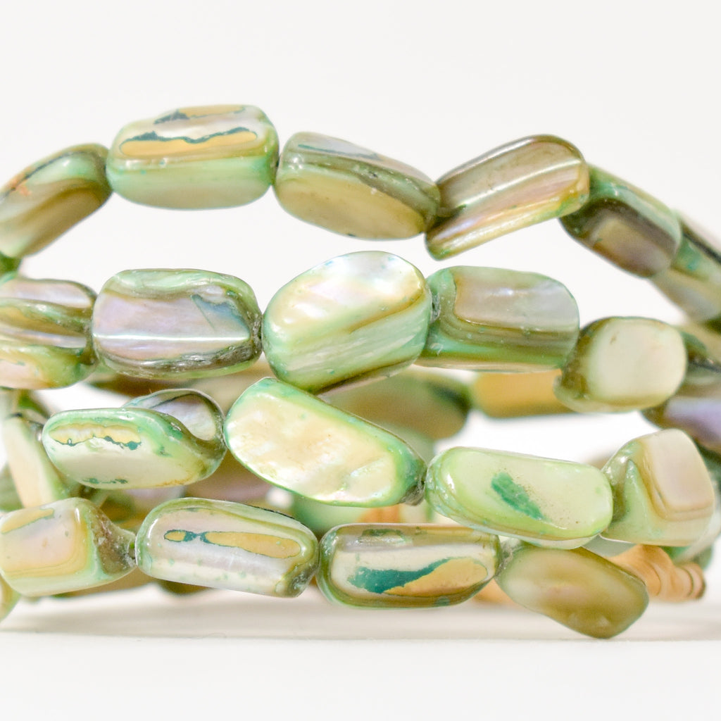 Pearlescent Shell Beads