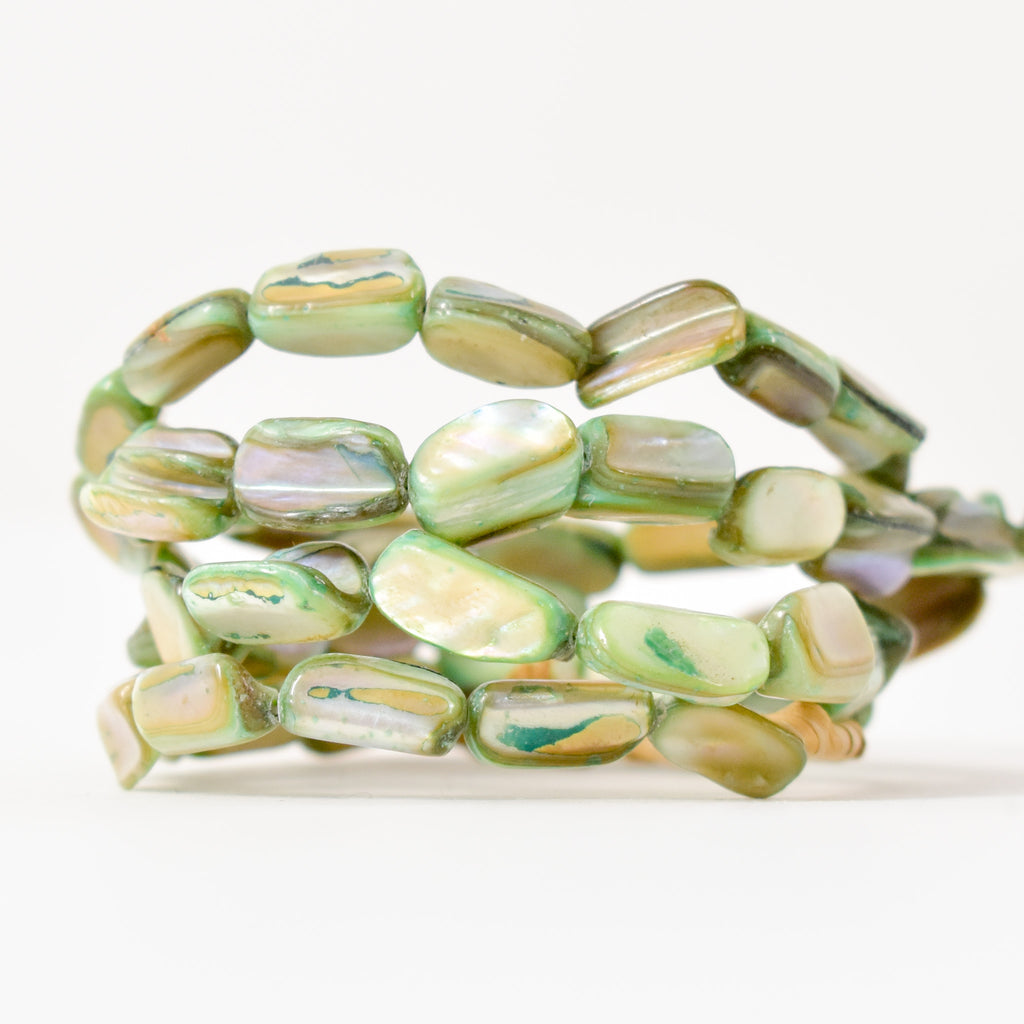 Pearlescent Shell Beads