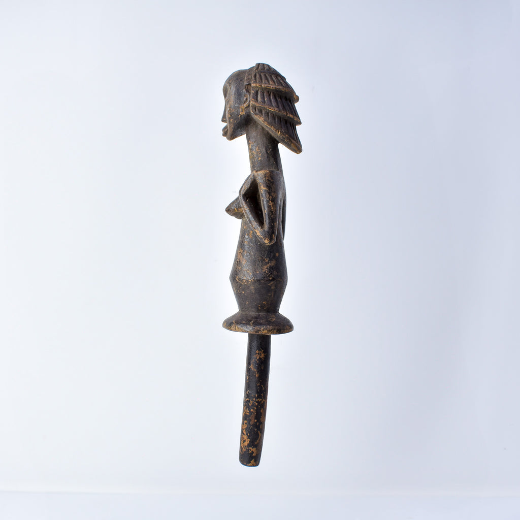 Luba Figural Scepter Congo