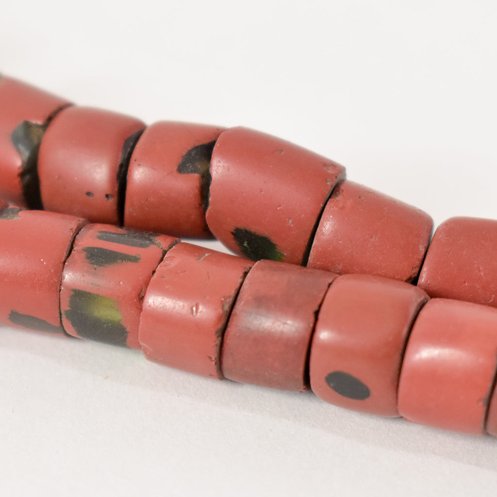 Red Greenhearts Venetian Trade Beads