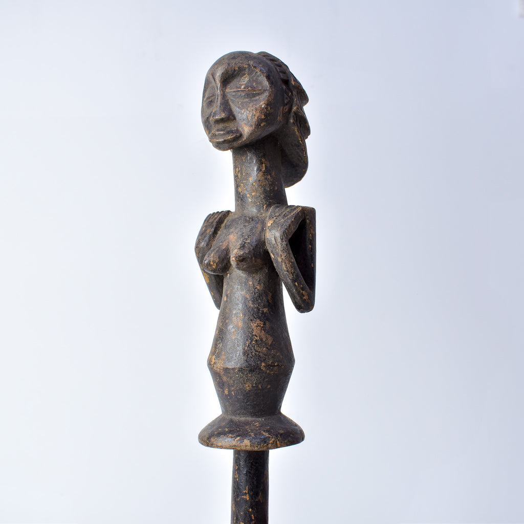 Luba Figural Scepter Congo