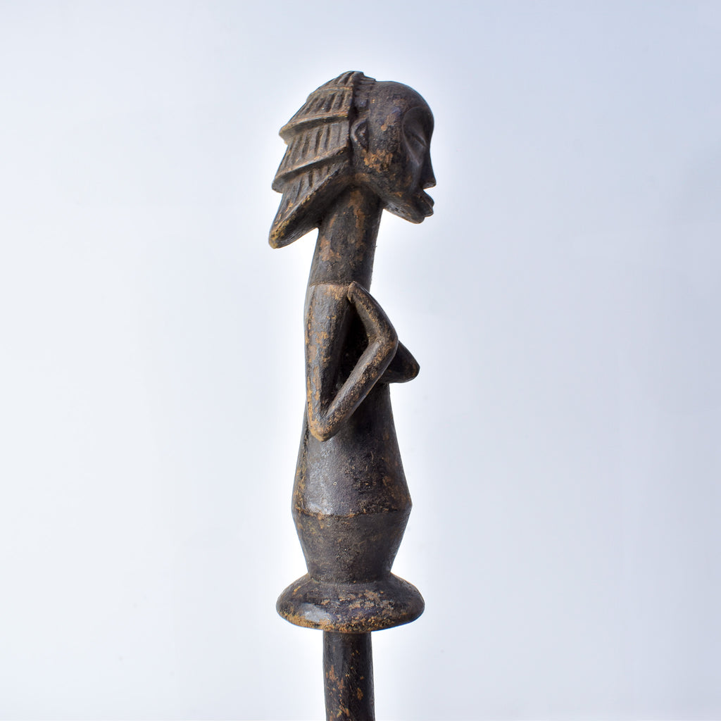 Luba Figural Scepter Congo