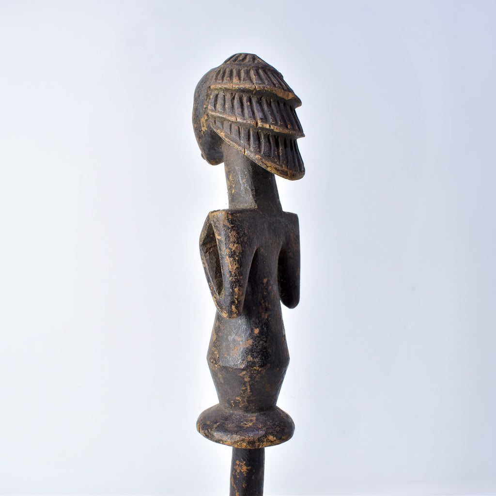 Luba Figural Scepter Congo