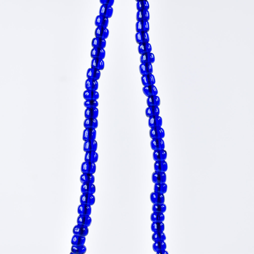 Cobalt Blue Padre Bohemian Trade Beads Henry Collection Burma
