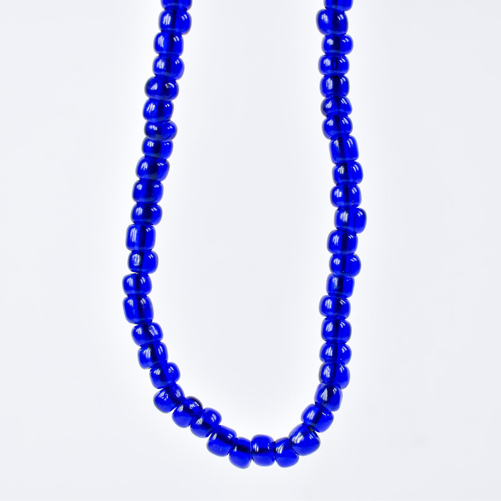 Cobalt Blue Padre Bohemian Trade Beads Henry Collection Burma