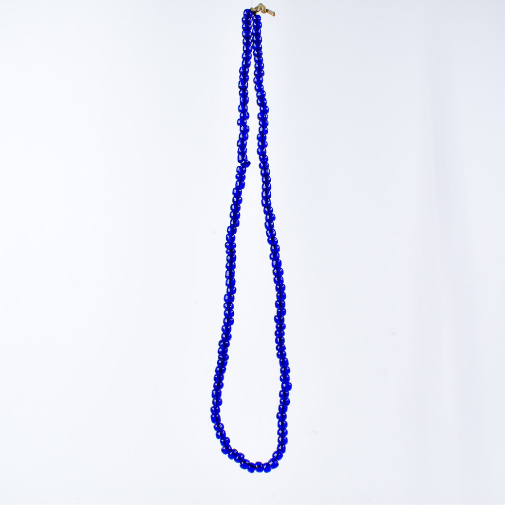 Cobalt Blue Padre Bohemian Trade Beads Henry Collection Burma
