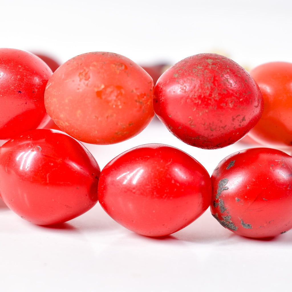 Pigeon Egg Red Trade Beads
