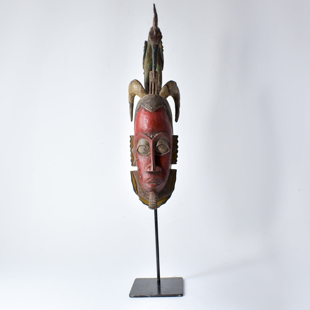 Guro Figural Portrait Mask Côte d'Ivoire