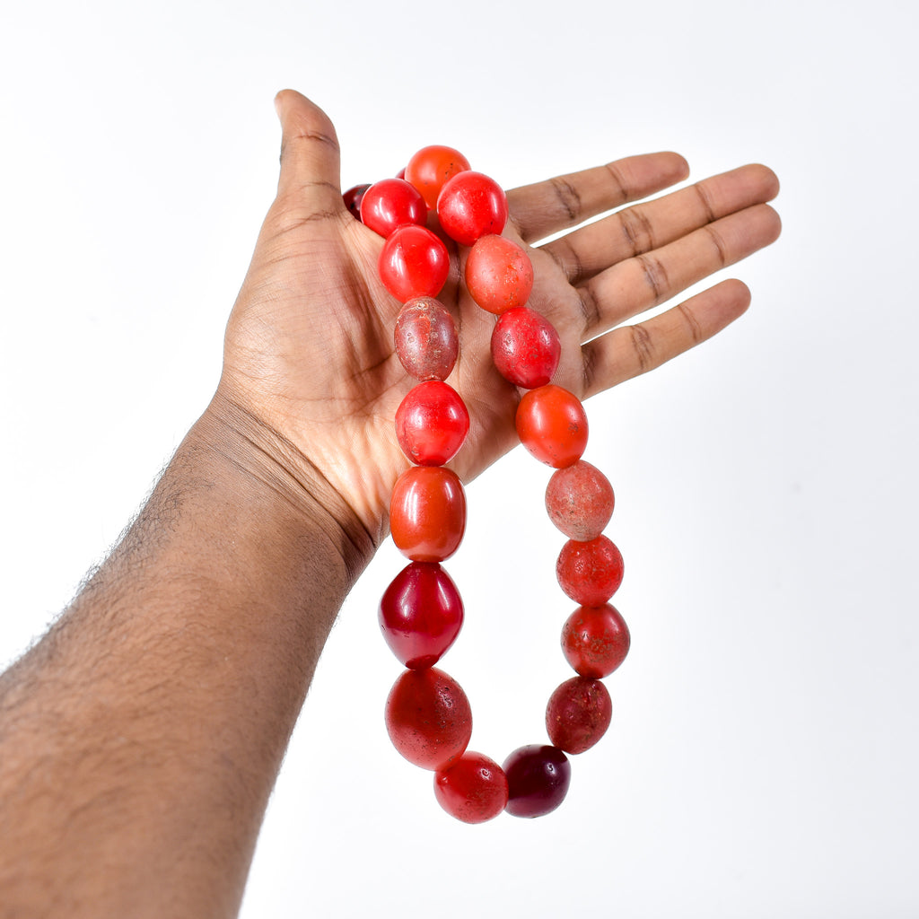 Pigeon Egg Red Trade Beads