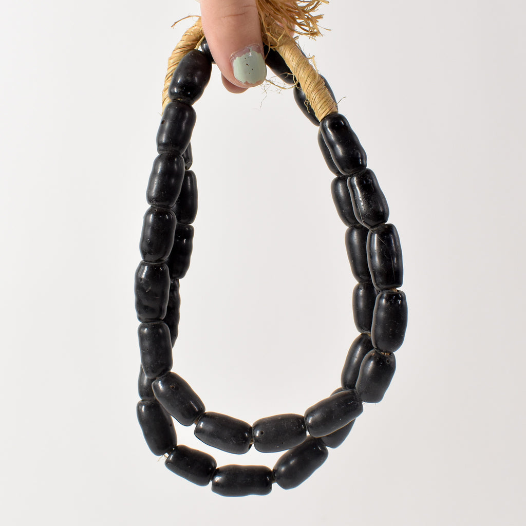 Black Amoeba Trade Beads
