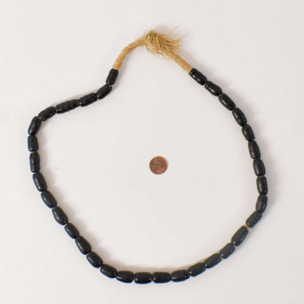 Black Amoeba Trade Beads