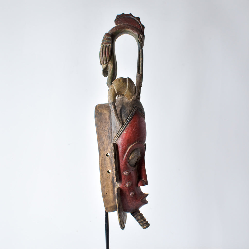 Guro Figural Portrait Mask Côte d'Ivoire