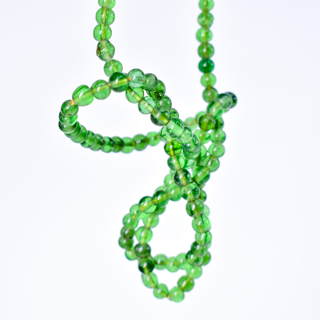 Bohemian Green Translucent Trade Beads Czech