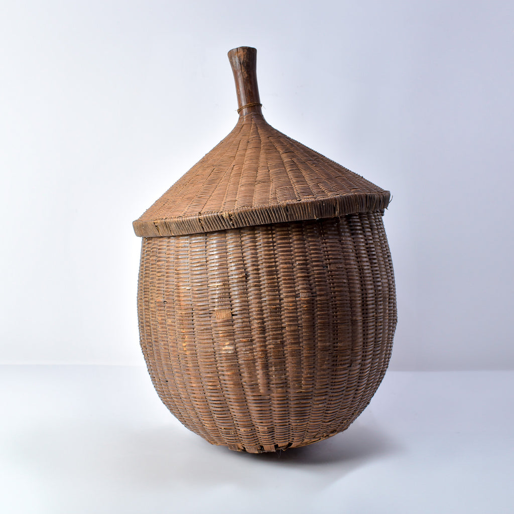Tutsi Lidded Basket Rwanda